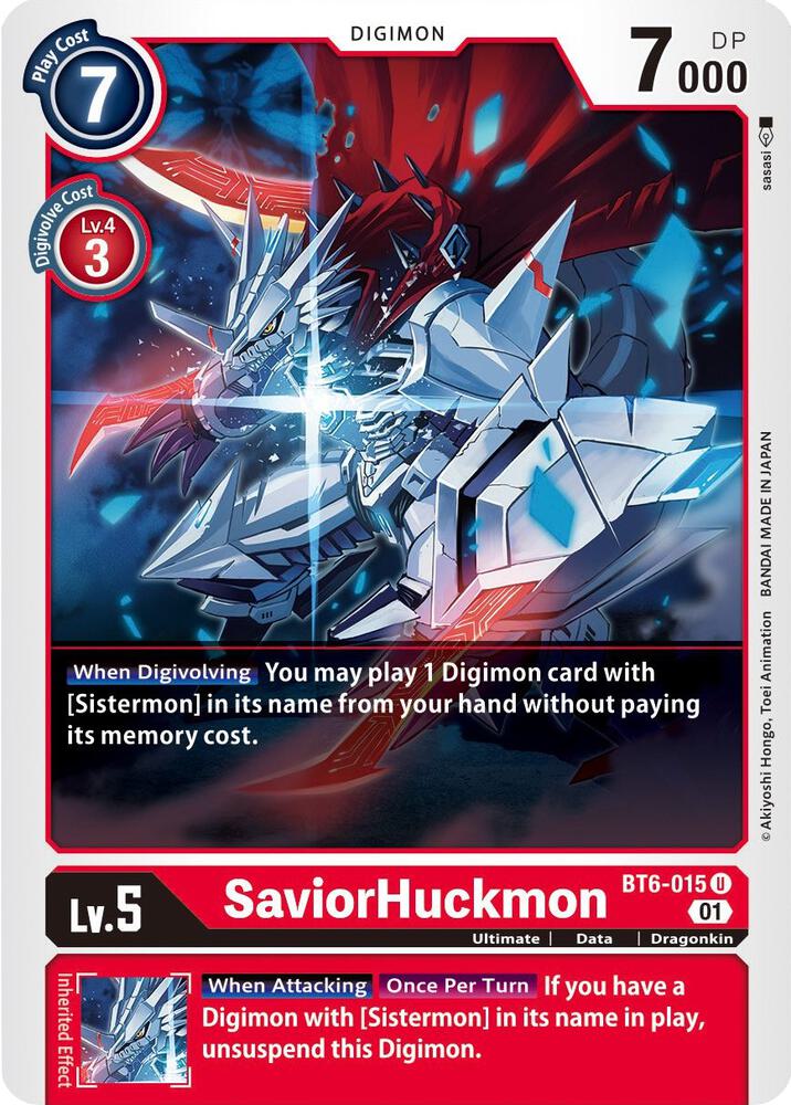 SaviorHuckmon (BT6-015 U) (BT-06)