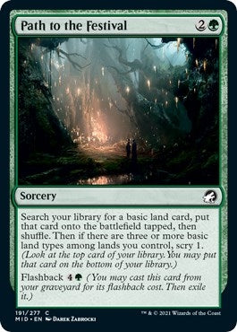 Image for Path to the Festival (191) (MID) - Magic: The Gathering