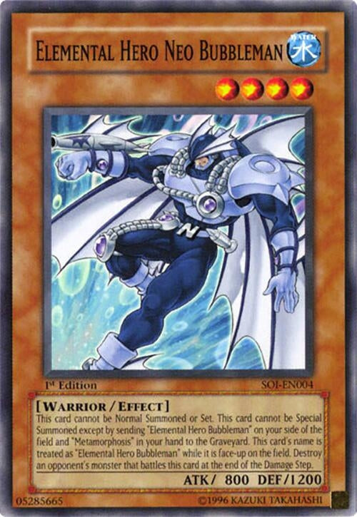 Elemental Hero Neo Bubbleman (SOI-EN004) (SOI)