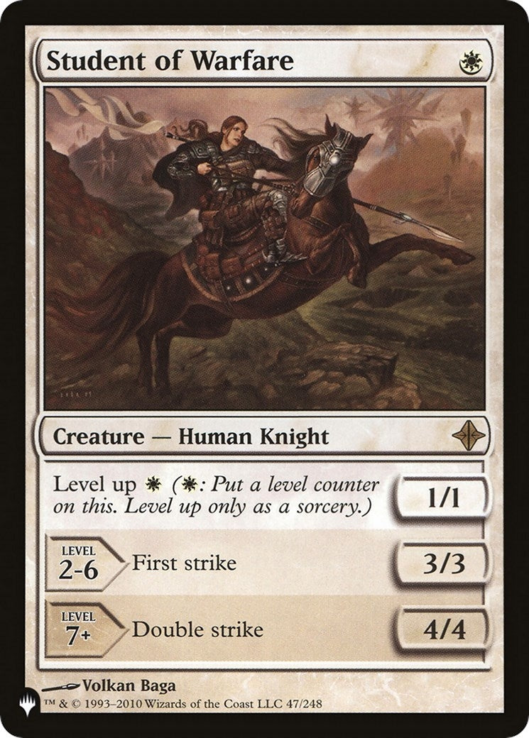 Student of Warfare (47/248) (LIST)