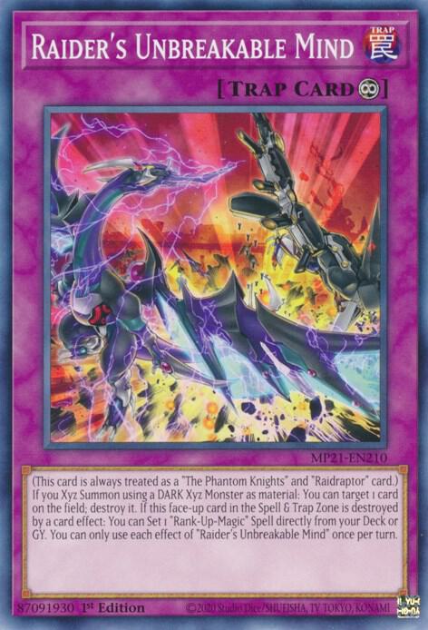 Raider's Unbreakable Mind (MP21-EN210) (MP21)