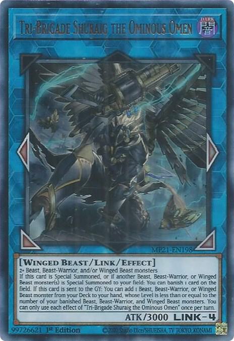 Tri-Brigade Shuraig the Ominous Omen (MP21-EN198) (MP21)