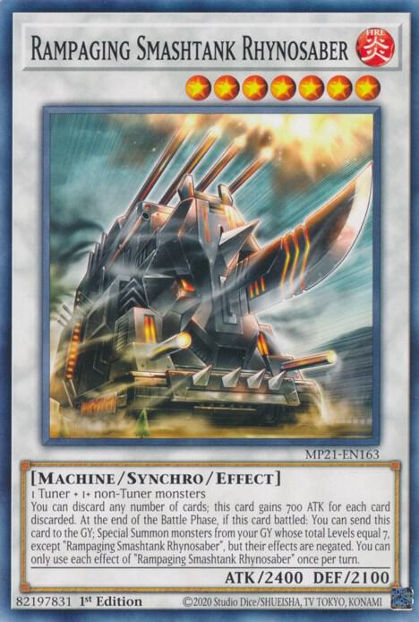 Rampaging Smashtank Rhynosaber (MP21-EN163) (MP21)