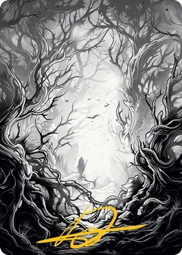 Forest Art Card (81/81) (Gold-Stamped Signature) (81) (ASMID)