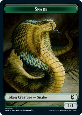 Snake // Spirit Double-Sided Token (11 // 2) (MIC)