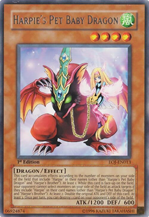 Harpie's Pet Baby Dragon (EOJ-EN013) (EOJ)