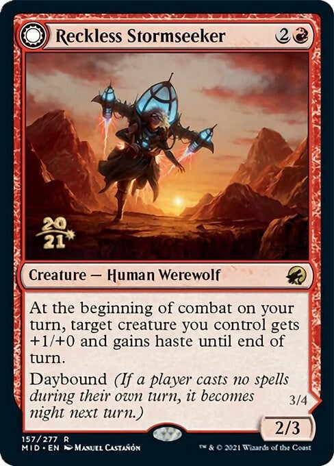 Reckless Stormseeker (157) (PRE)