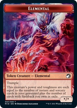 Elemental Token (7) (MID)