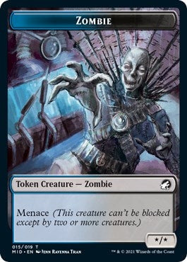 Zombie (015) Token (15) (MID)