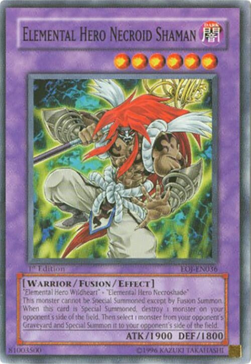 Elemental Hero Necroid Shaman (EOJ-EN036) (EOJ)