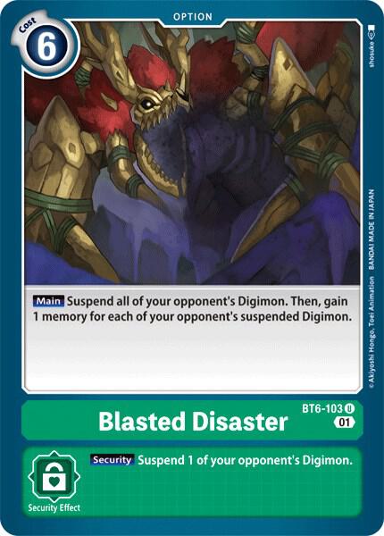 Blasted Disaster (BT6-103 U) (BT-06)