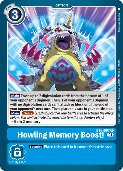 Howling Memory Boost! (BT6-097 U) (BT-06)