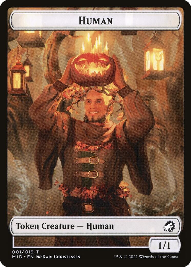 Human // Insect Double-Sided Token (1 // 9) (MID)