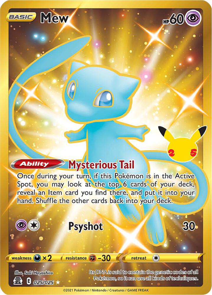 Mew (Secret) (025/025) (CLB)