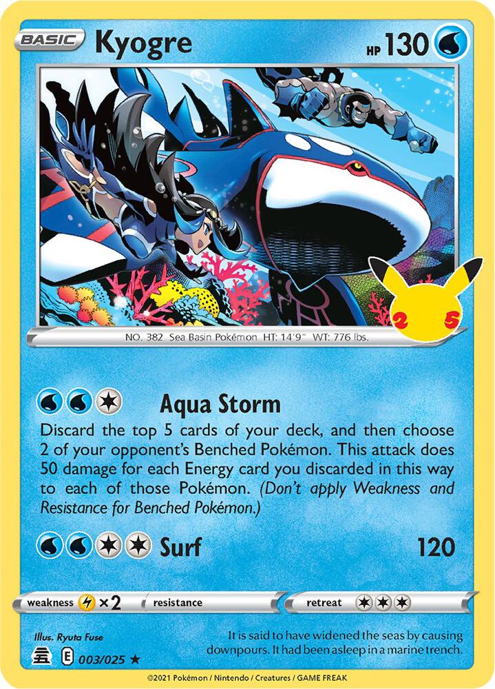 Kyogre (003/025) (CLB)