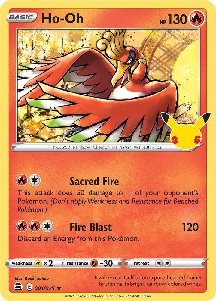 Ho-Oh (001/025) (CLB)
