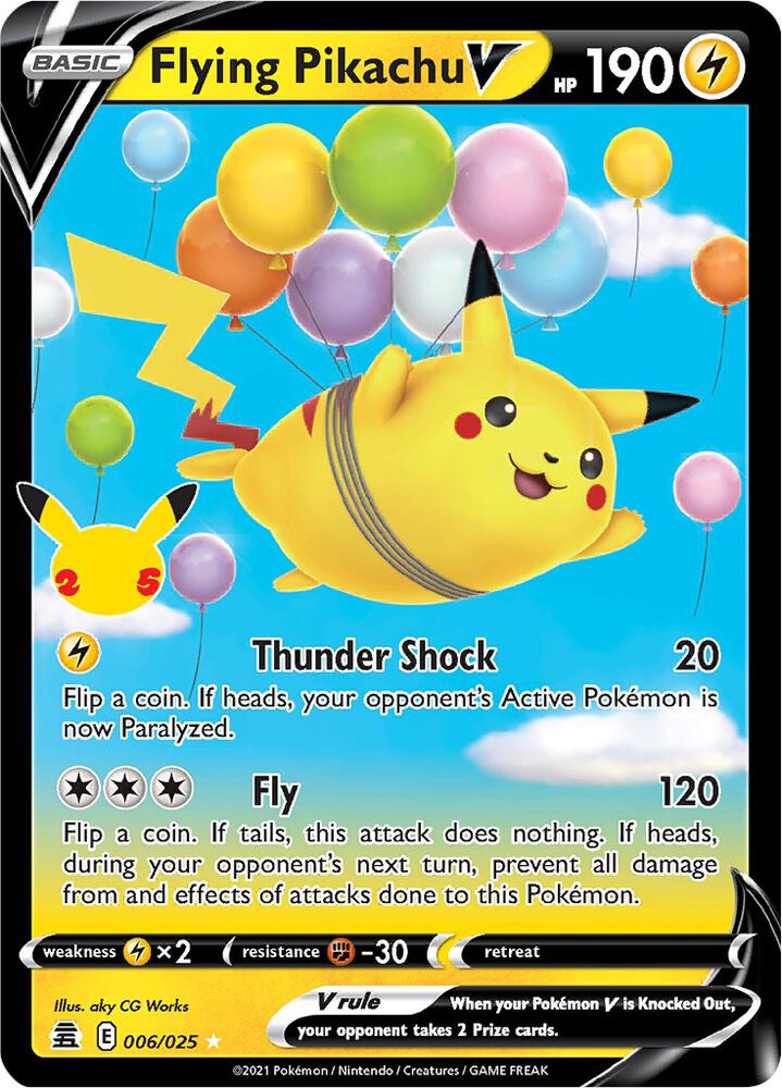 Flying Pikachu V (006/025) (CLB)