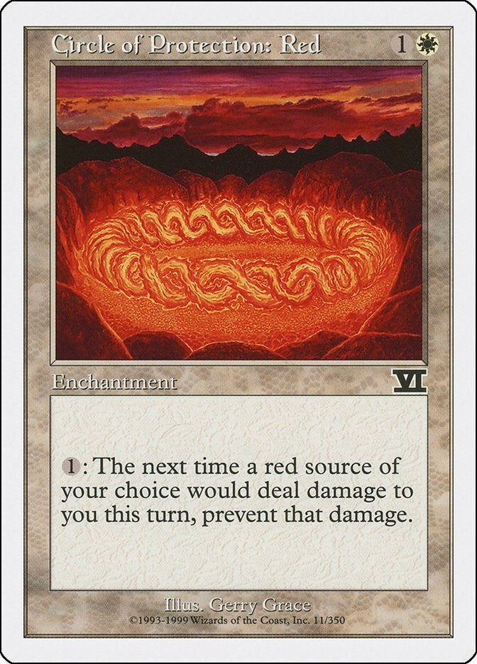 Circle of Protection: Red (11) (6ED)