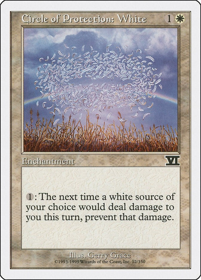 Circle of Protection: White (12) (6ED)