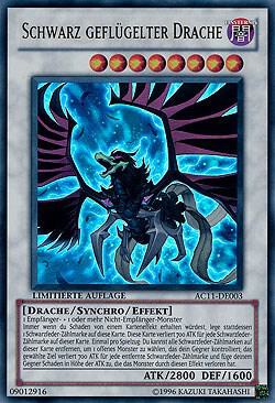 Black-Winged Dragon (German) - "Schwarz geflugelter Drache" (AC11-DE003) (AC11)