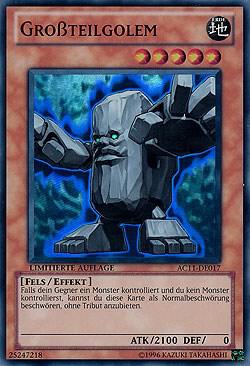 Big Piece Golem (German) - "Grossteilgolem" (AC11-DE017) (AC11)