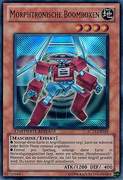 Morphtronic Boomboxen (German) - "Morphtronische Boomboxen" (AC11-DE019) (AC11)