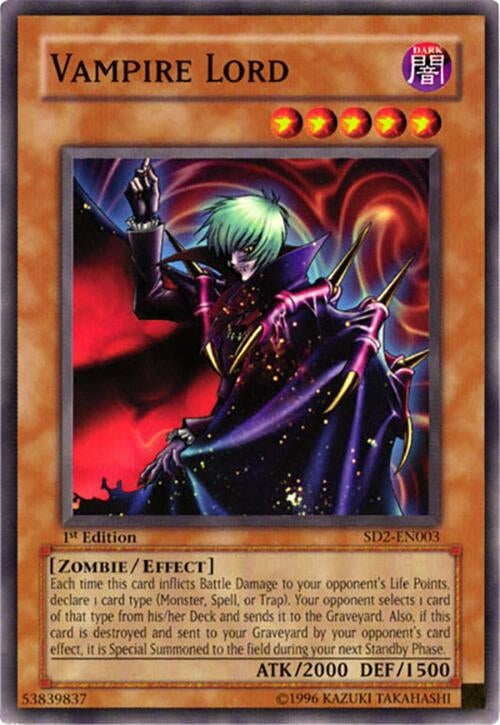 Vampire Lord (SD2-EN003) (SD2)