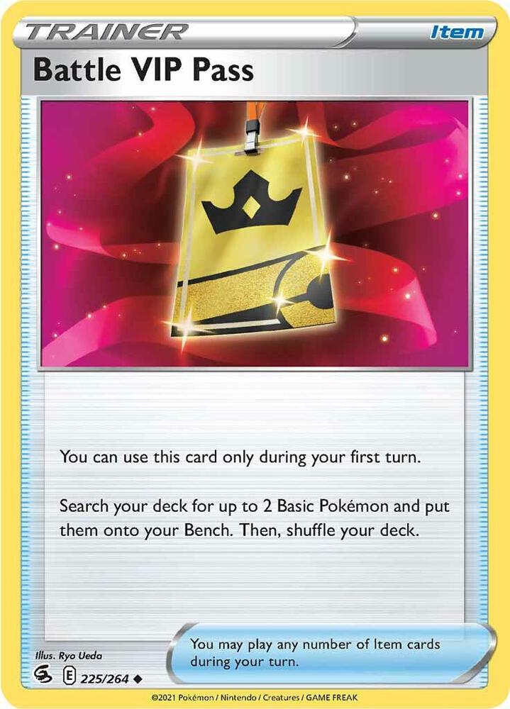 Battle VIP Pass (225/264) (SWSH08)
