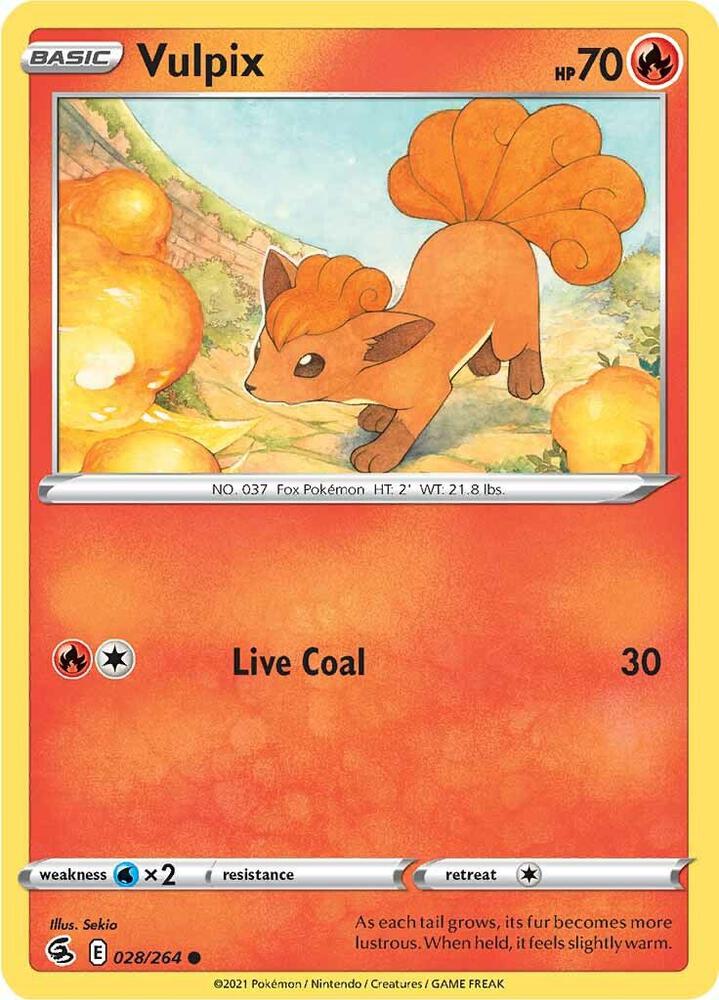 Vulpix (28) (028/264) (SWSH08)