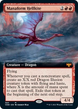 Manaform Hellkite (Extended Art) (380) (VOW)