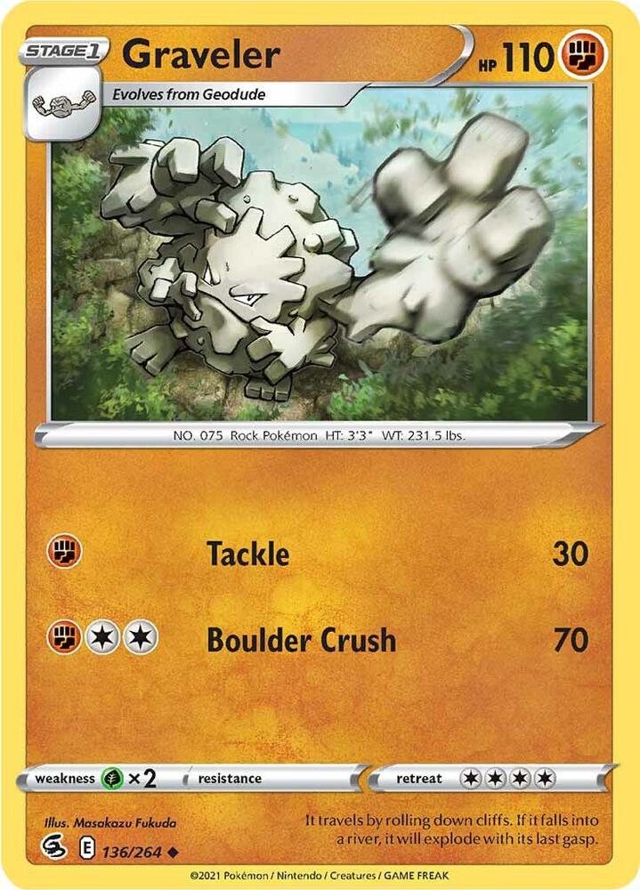 Graveler (136/264) (SWSH08)
