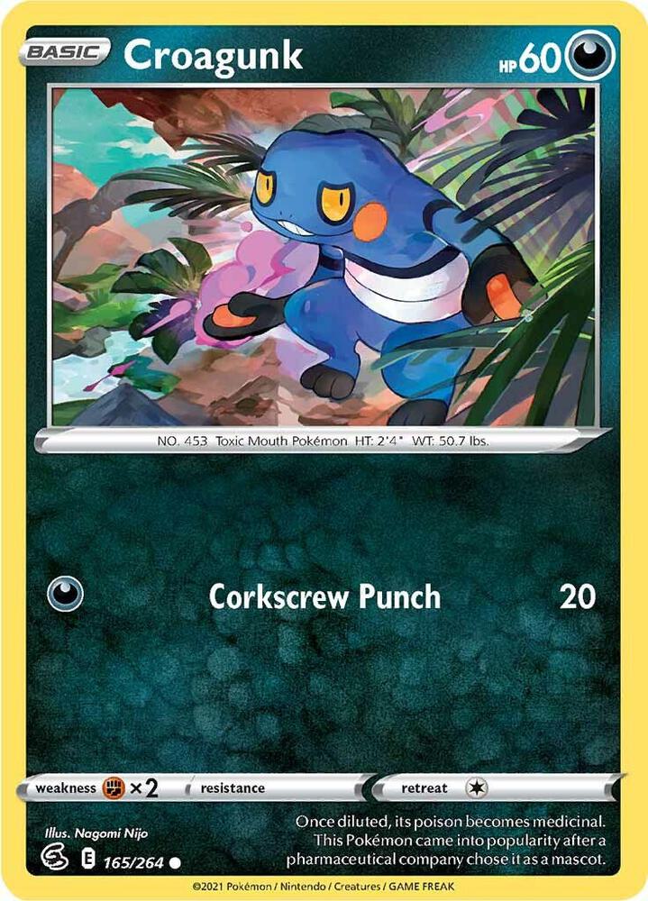 Croagunk (165/264) (SWSH08)