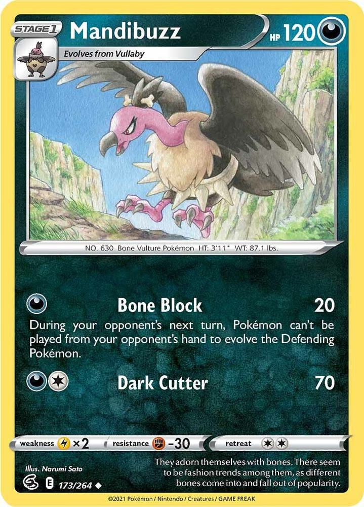 Mandibuzz (173/264) (SWSH08)