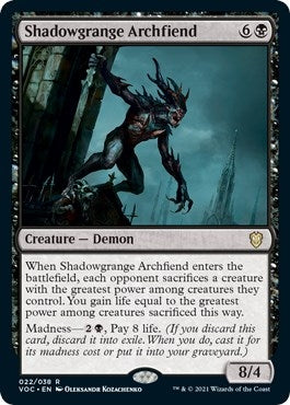 Shadowgrange Archfiend (22) (VOC)