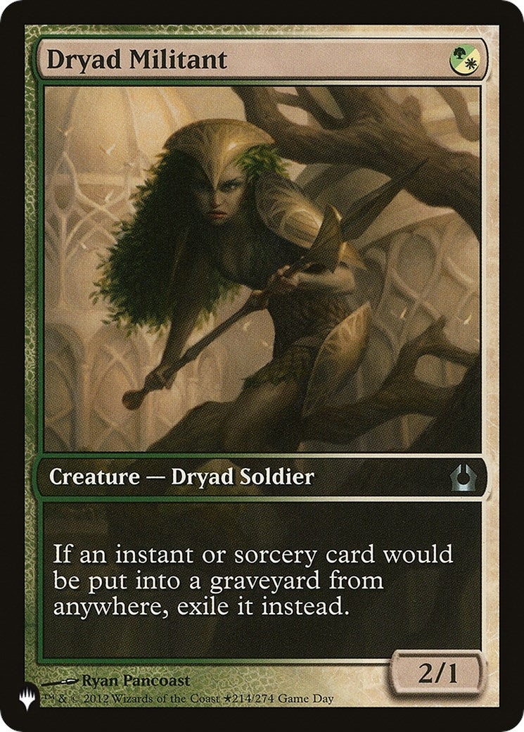 Dryad Militant (214/274) (LIST)