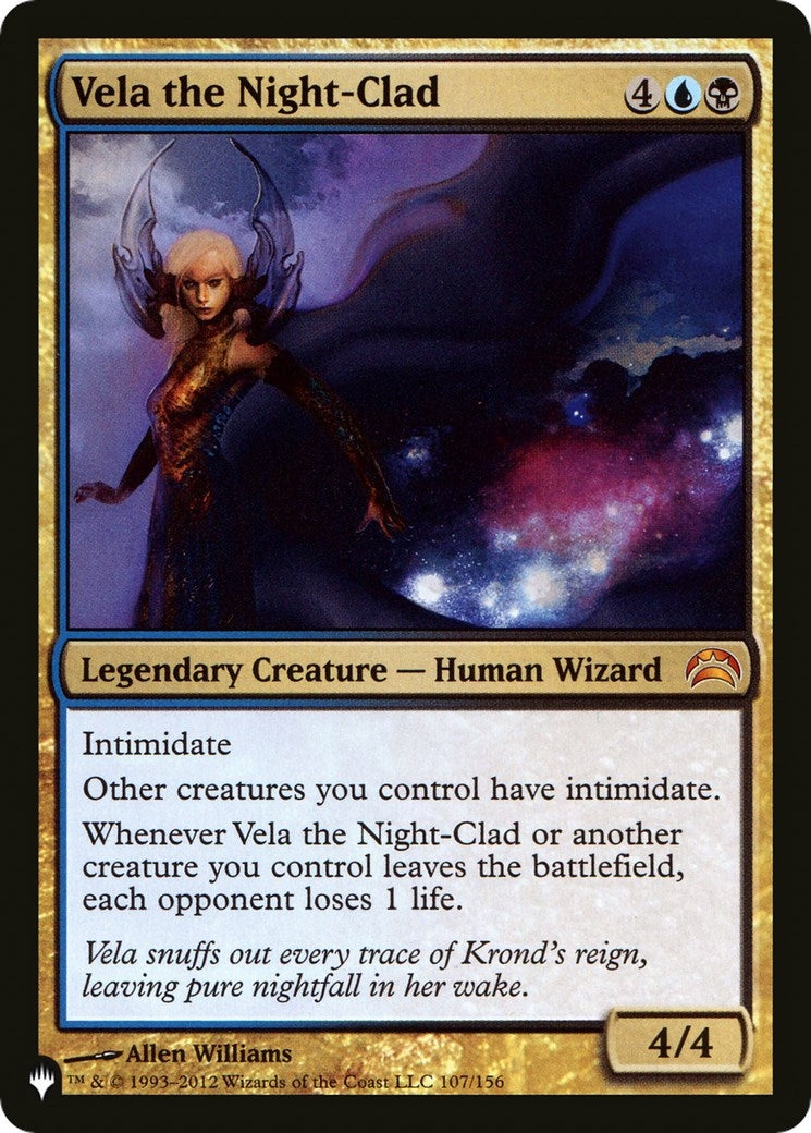Vela the Night-Clad (107/156) (LIST)