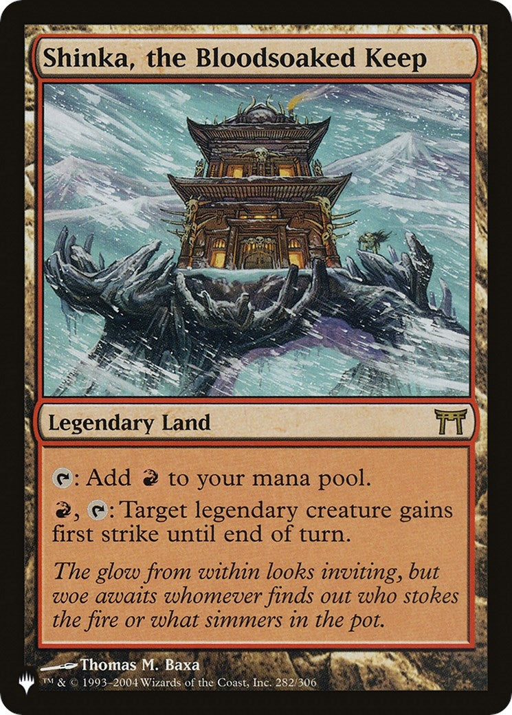 Shinka, the Bloodsoaked Keep (282/306) (LIST)