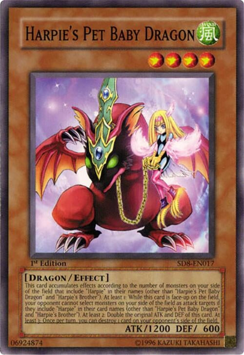 Harpie's Pet Baby Dragon (SD8-EN017) (SD8)