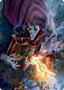 Flame-Blessed Bolt Art Card (44) (ASVOW)