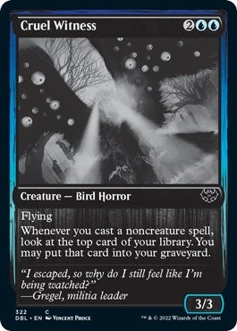 Cruel Witness (322) (DBL)