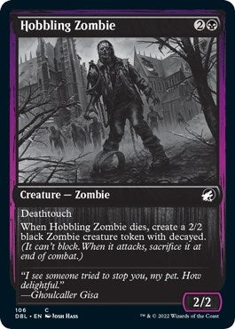 Hobbling Zombie (106) (DBL)