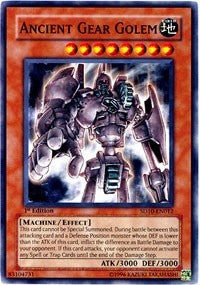 Ancient Gear Golem (SD10-EN012) (SD10)