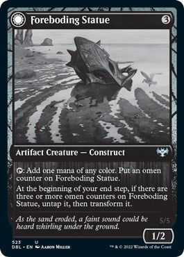 Foreboding Statue (523) (DBL)