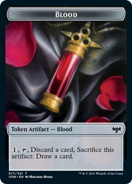 Blood // Spirit Cleric Double-Sided Token (17 // 4) (VOW)