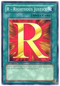 R - Righteous Justice (DP03-EN018) (DP03)