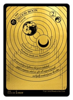 Blood Moon (Foil Etched) (Gold) (366) (SLD)