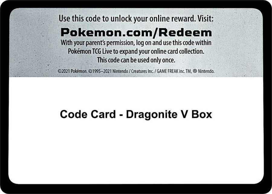 Code Card - Dragonite V Box (SWSH08)