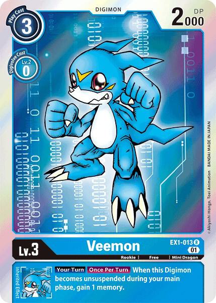 Veemon (EX1-013 R) (EX-01)