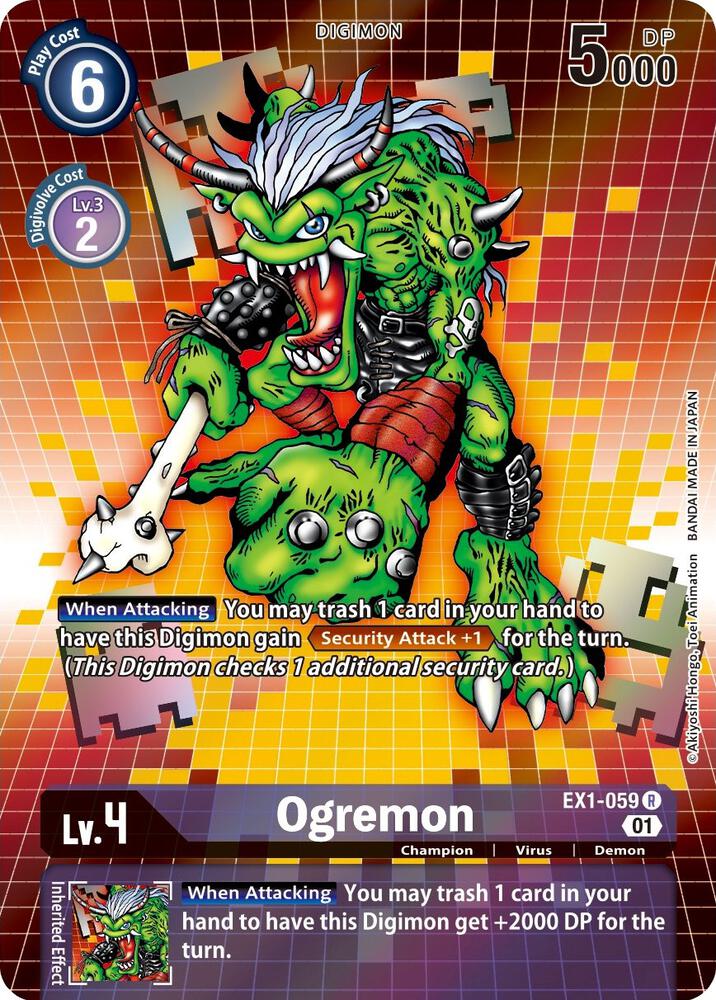 Ogremon (Alternate Art) (EX1-059 R) (EX-01)