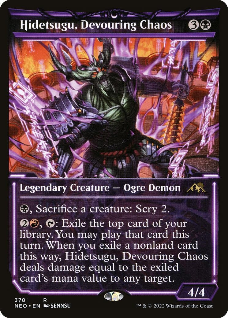 Hidetsugu, Devouring Chaos (Showcase) (378) (NEO)